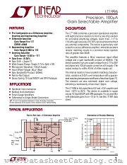 LT1996 datasheet pdf Linear Technology