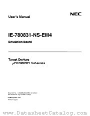 IE-780831-NS-EM4 datasheet pdf NEC