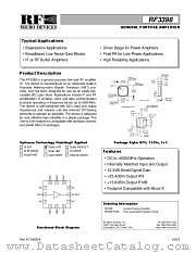 RF3398 datasheet pdf RF Micro Devices