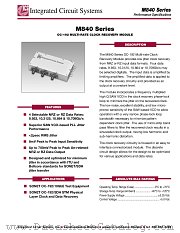 M840 datasheet pdf Texas Instruments