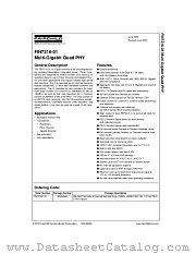 FIN721601G datasheet pdf Fairchild Semiconductor