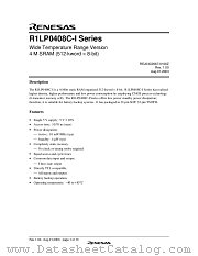 R1LP0408CSP-7LI datasheet pdf Renesas