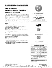 MBR0520L datasheet pdf ON Semiconductor