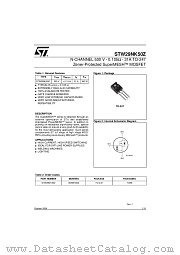 STW29NK50Z datasheet pdf ST Microelectronics
