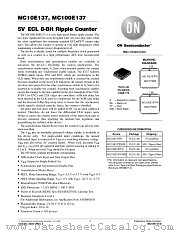 MC100E137FN datasheet pdf ON Semiconductor
