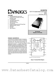 ACU50752 datasheet pdf Anadigics Inc
