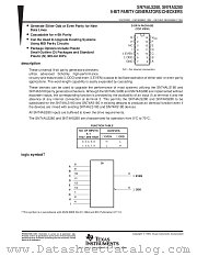 SN74ALS280D datasheet pdf Texas Instruments