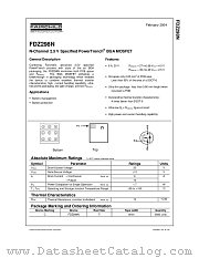 FDZ298N datasheet pdf Fairchild Semiconductor