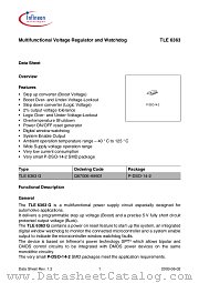 TLE 6363 datasheet pdf Infineon