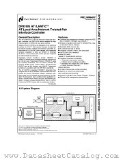 DP83905AVQB datasheet pdf National Semiconductor
