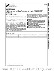 5962-9687001QXA(54ABT16500W-QML) datasheet pdf National Semiconductor