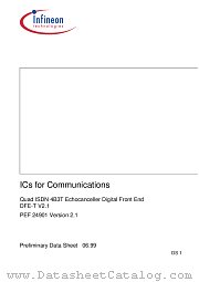 PEB 24901 H datasheet pdf Infineon