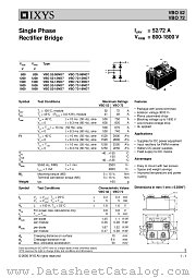 VBO72-18NO7 datasheet pdf IXYS