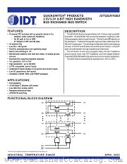 QS3VH383SO8 datasheet pdf IDT