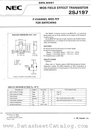 2SJ197-T2 datasheet pdf NEC