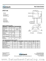 MTE7710N datasheet pdf Marktech Optoelectronics