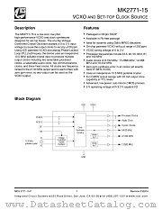 MK2771-15 datasheet pdf Texas Instruments