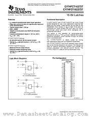 CY74FCT16373CTVR datasheet pdf Texas Instruments