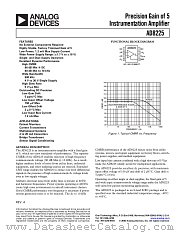 AD8225AR-REEL datasheet pdf Analog Devices