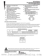 SN74LVC2G06YEPR datasheet pdf Texas Instruments