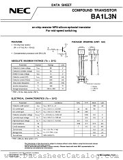 BA1L3N-T datasheet pdf NEC