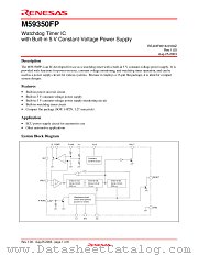 M59350FP datasheet pdf Renesas