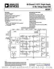 AD5381 datasheet pdf Analog Devices