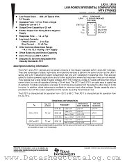 LP311PSR datasheet pdf Texas Instruments