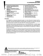 TLV320AD16PZ datasheet pdf Texas Instruments