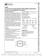 LM63CIMA datasheet pdf National Semiconductor