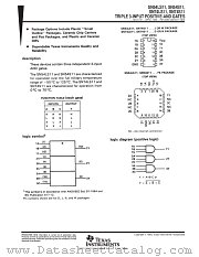 JM38510/31001B2A datasheet pdf Texas Instruments