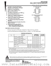 SN74LVC2G00YEAR datasheet pdf Texas Instruments