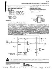 TPA711DGNRG4 datasheet pdf Texas Instruments