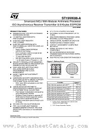 ST19WK08-A datasheet pdf ST Microelectronics