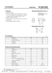 D1A051000 datasheet pdf Cosmo Electronics