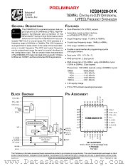 ICS84320-01K datasheet pdf Texas Instruments