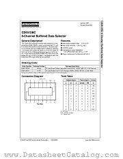 CD4512BCM datasheet pdf Fairchild Semiconductor