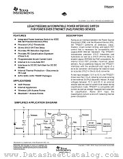 TPS2371PW datasheet pdf Texas Instruments