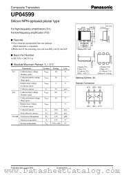 UP04599 datasheet pdf Panasonic
