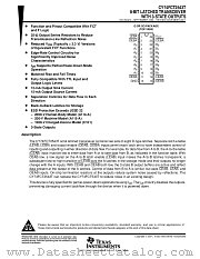 CY74FCT2543TQCT datasheet pdf Texas Instruments