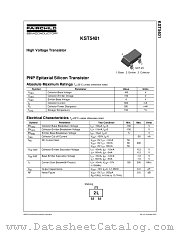 KST5401MTF datasheet pdf Fairchild Semiconductor