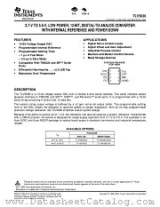 TLV5636IDGKRG4 datasheet pdf Texas Instruments