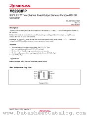 M62203FP datasheet pdf Renesas