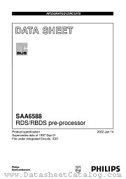 SAA6588T/V2 datasheet pdf Philips