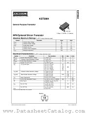 KST3904MTF datasheet pdf Fairchild Semiconductor