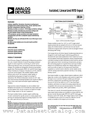 3B34-01 datasheet pdf Analog Devices