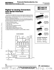 MC144111 datasheet pdf Freescale (Motorola)