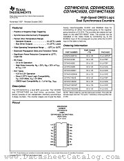 CD74HCT4520MT datasheet pdf Texas Instruments