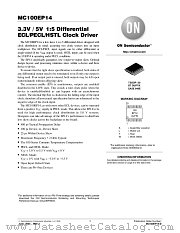 MC100EP14 datasheet pdf ON Semiconductor