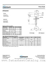 MTD2001M datasheet pdf Marktech Optoelectronics